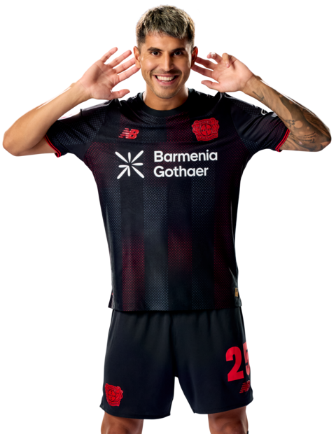 Exequiel Palacios Celebration