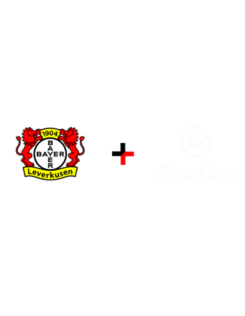 Bayer 04 + Plastiks Logo