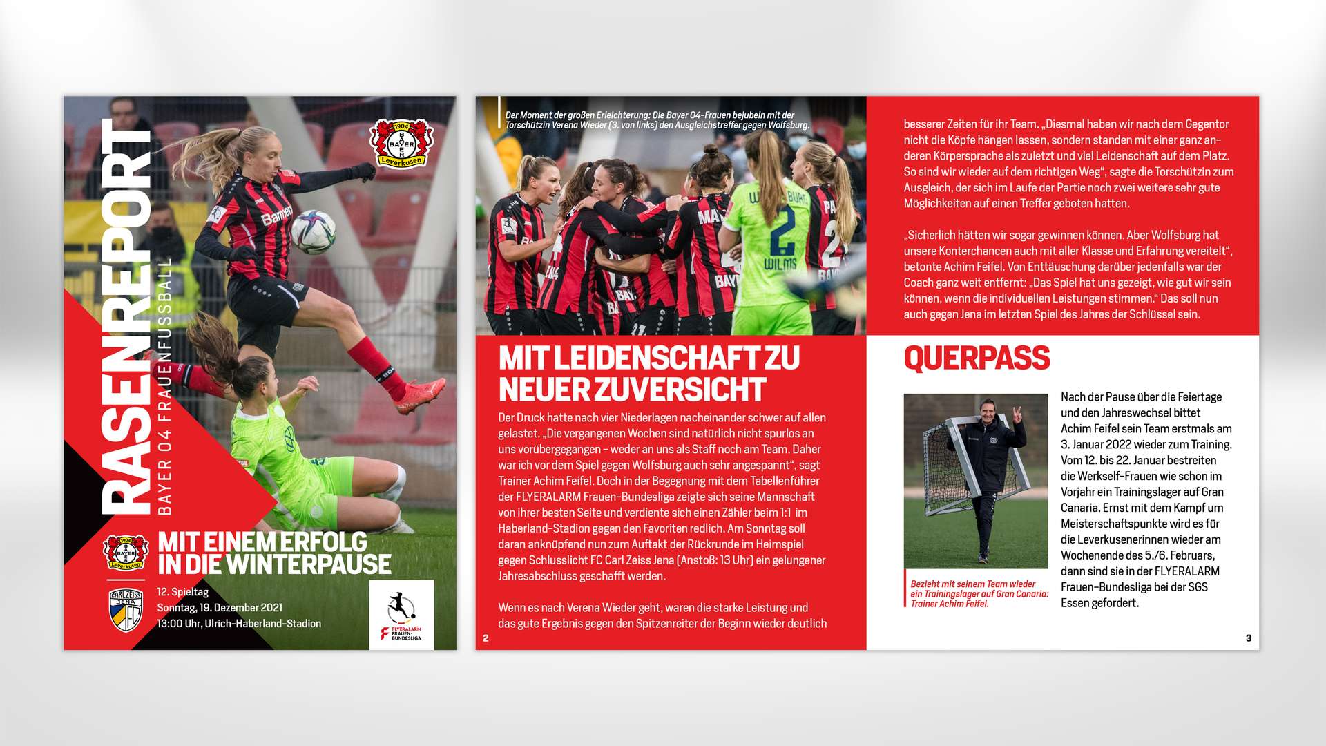 Informe de césped contra el FC Carl Zeiss Jena