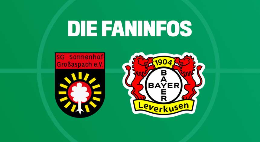 SG Sonnenhof Großaspach gegen Bayer 04
