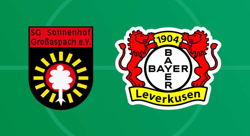SG Sonnenhof Großaspach gegen Bayer 04