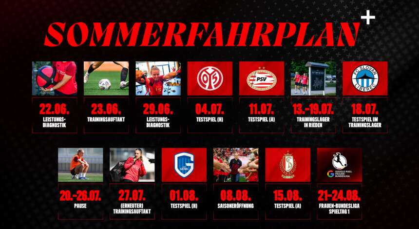 Sommerfahrplan der Frauen