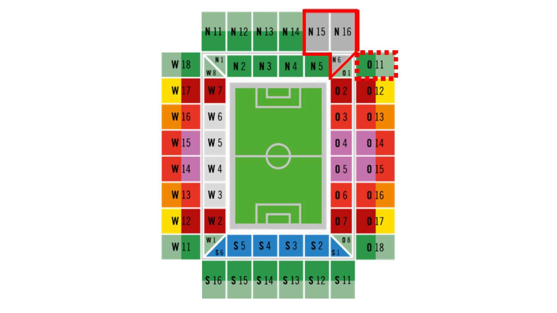 Stadionplan 1. FC Köln