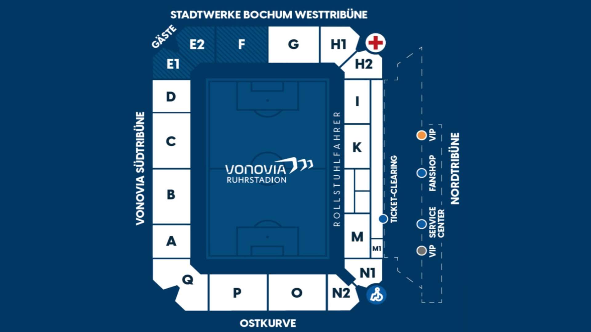 Stadiongrafik Bochum