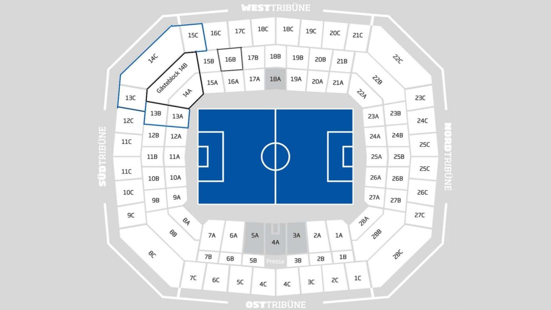 Stadiongrafik Hamburger SV