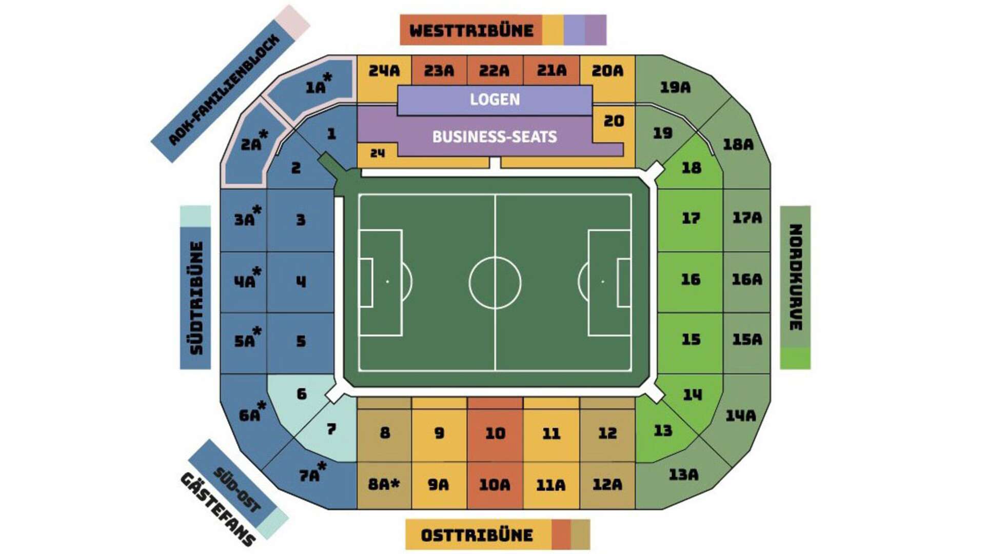 Stadiongrafik Moenchengladbach