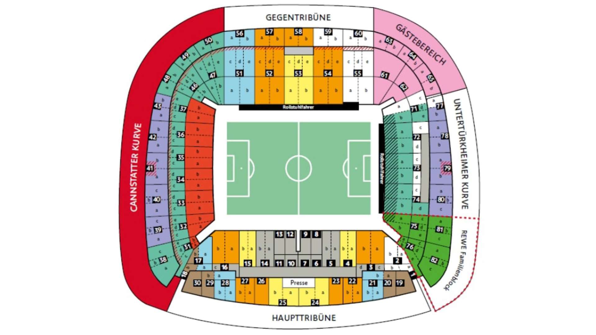 Stadiongrafik Stuttgart