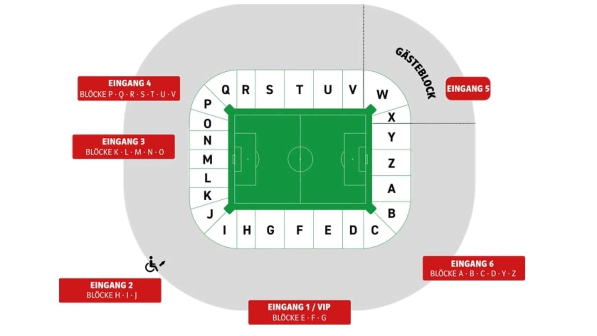 Stadionplan Augsburg