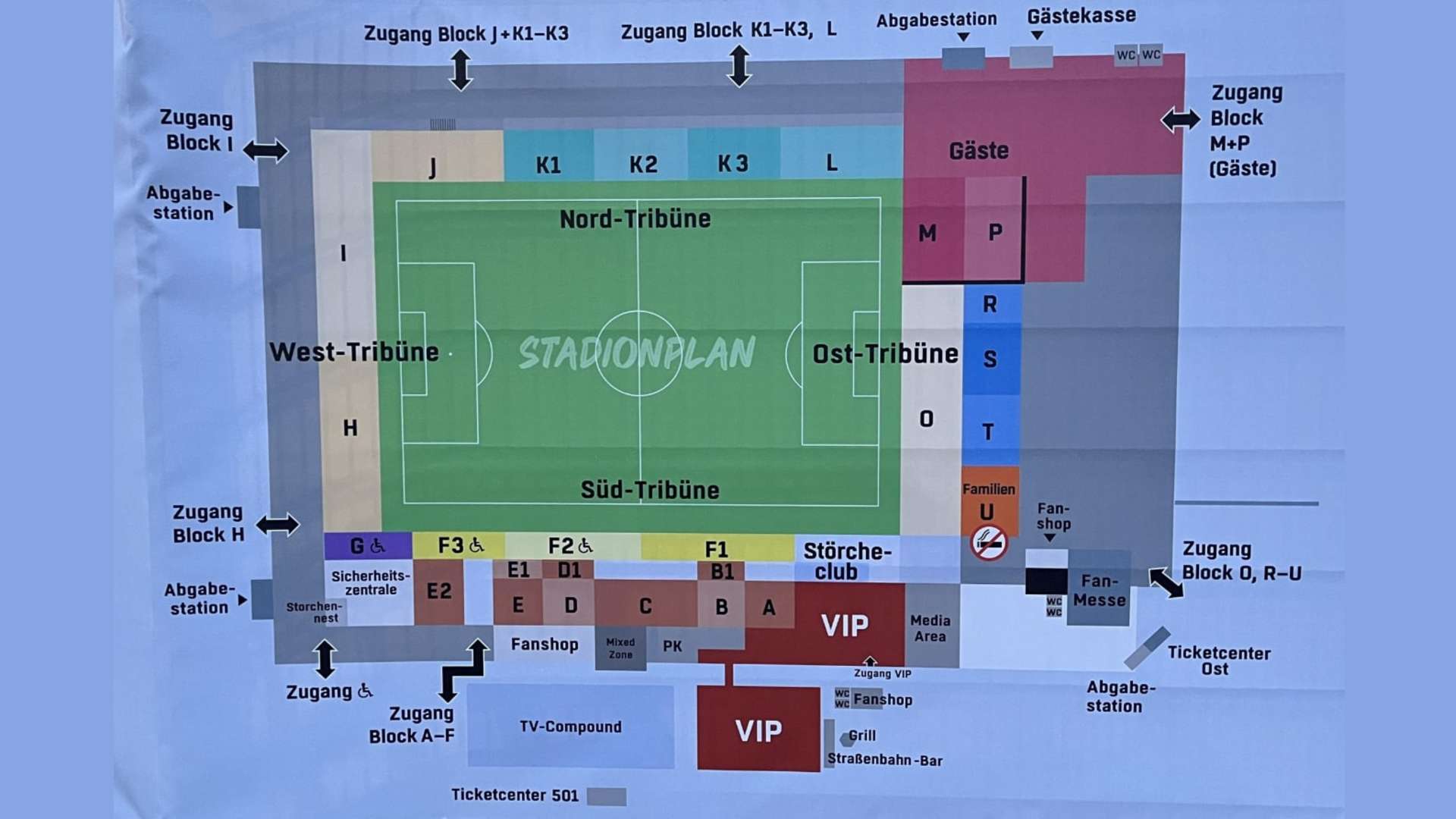 Stadium layout Holstein Kiel