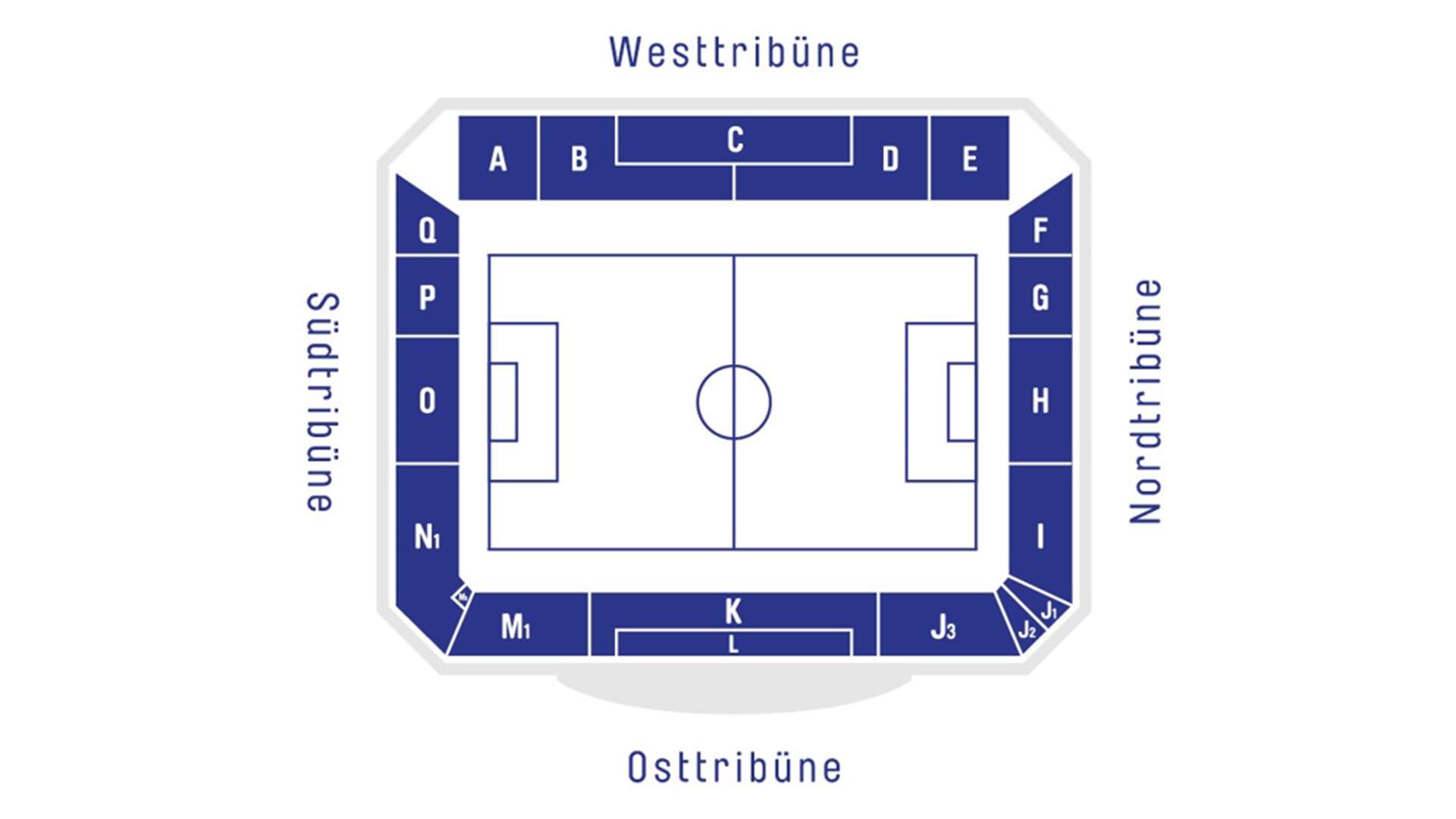 Stadionplan Jena