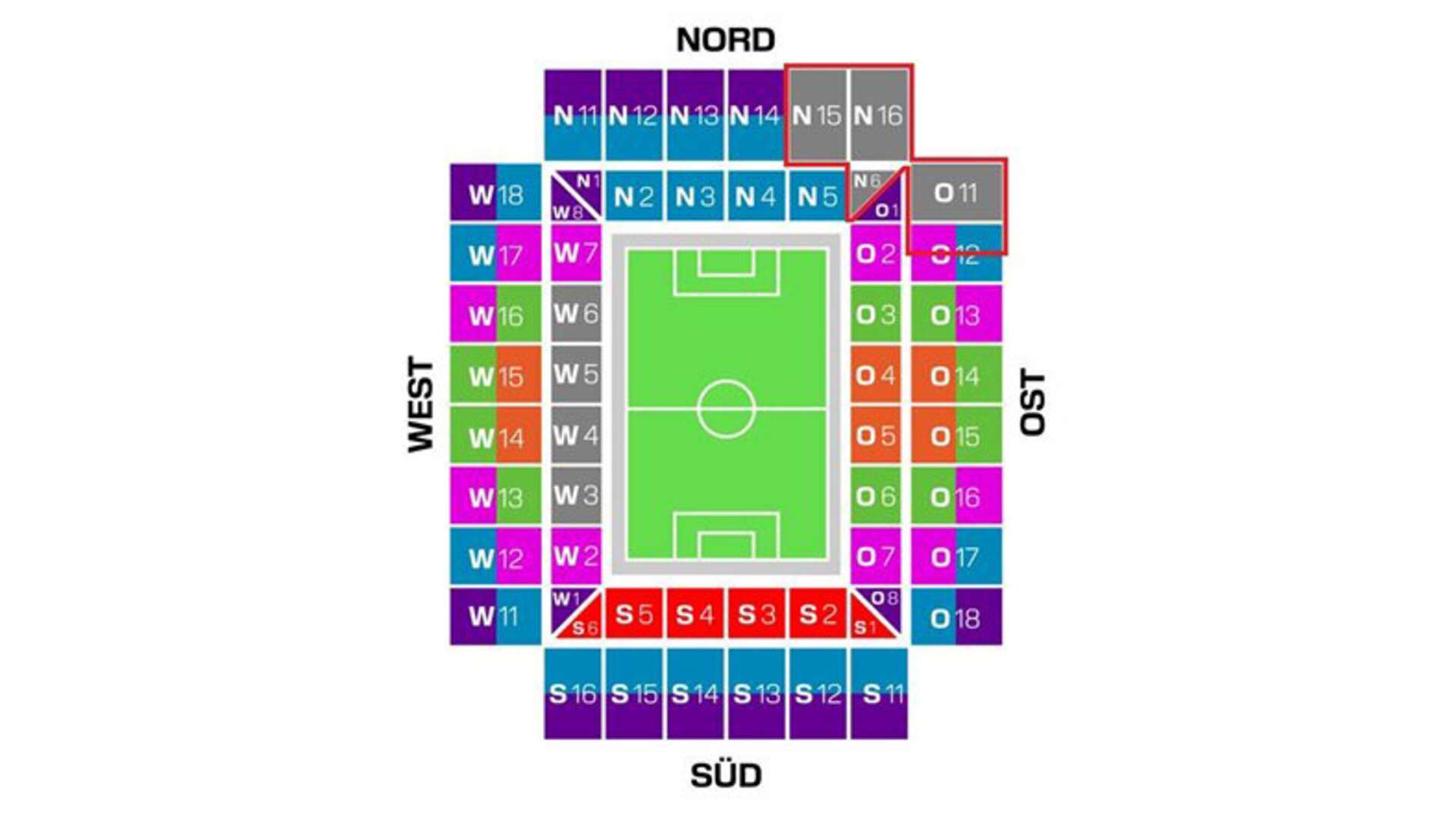 Stadionplan RheinEnergieSTADION