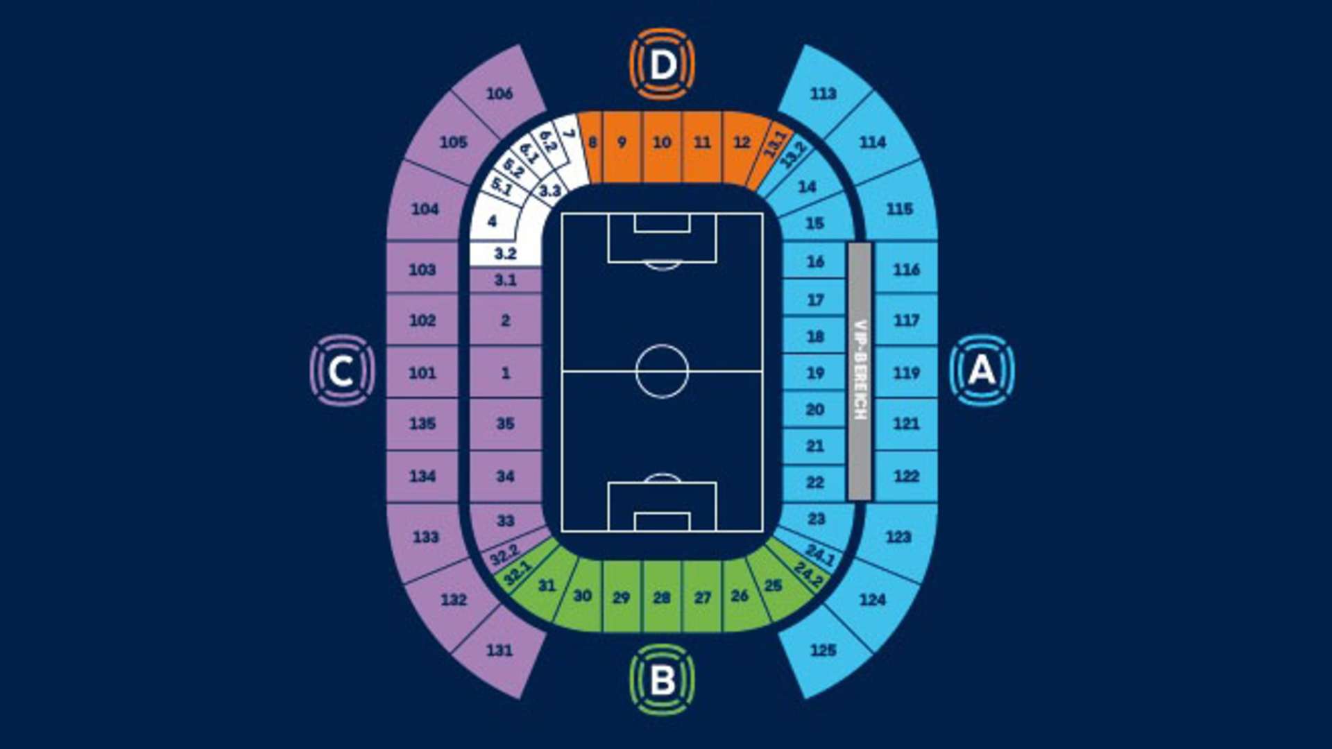 Stadionplan Red Bull Arena