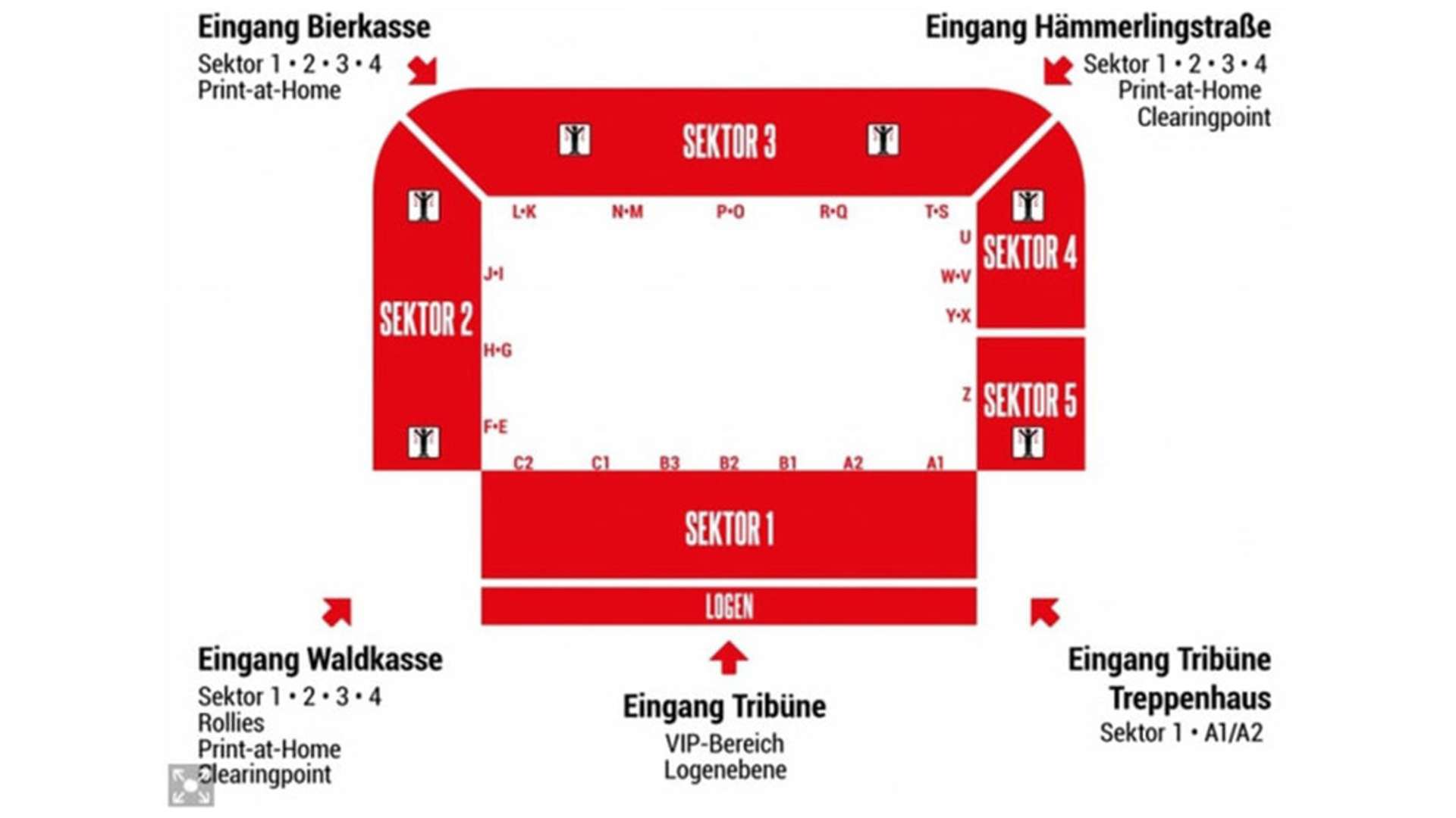 Stadionplan Union Berlin