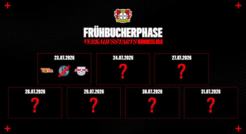 Alle Infos zur Frühbucherphase für die Bundesliga-Heimspiele 2026/27