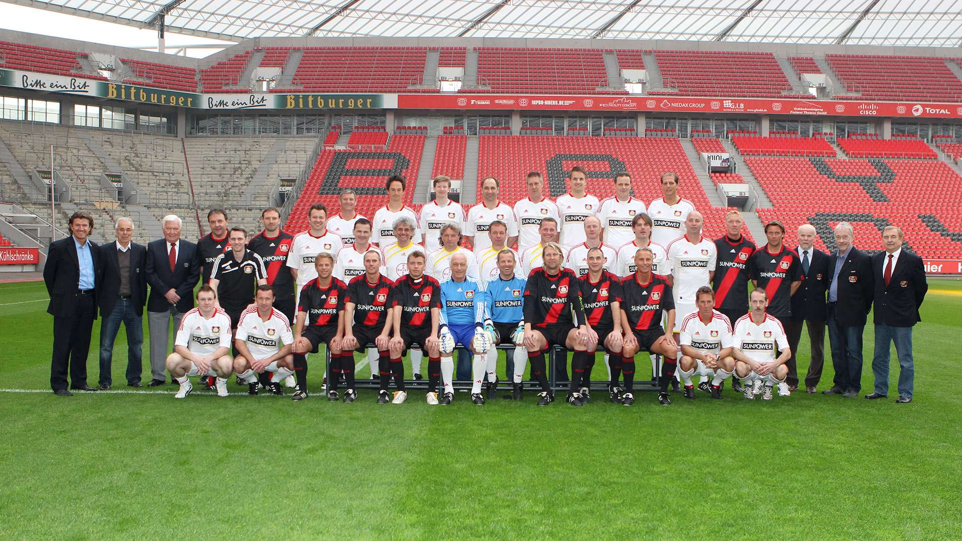 The Bayer 04 Veterans' Team in 2012