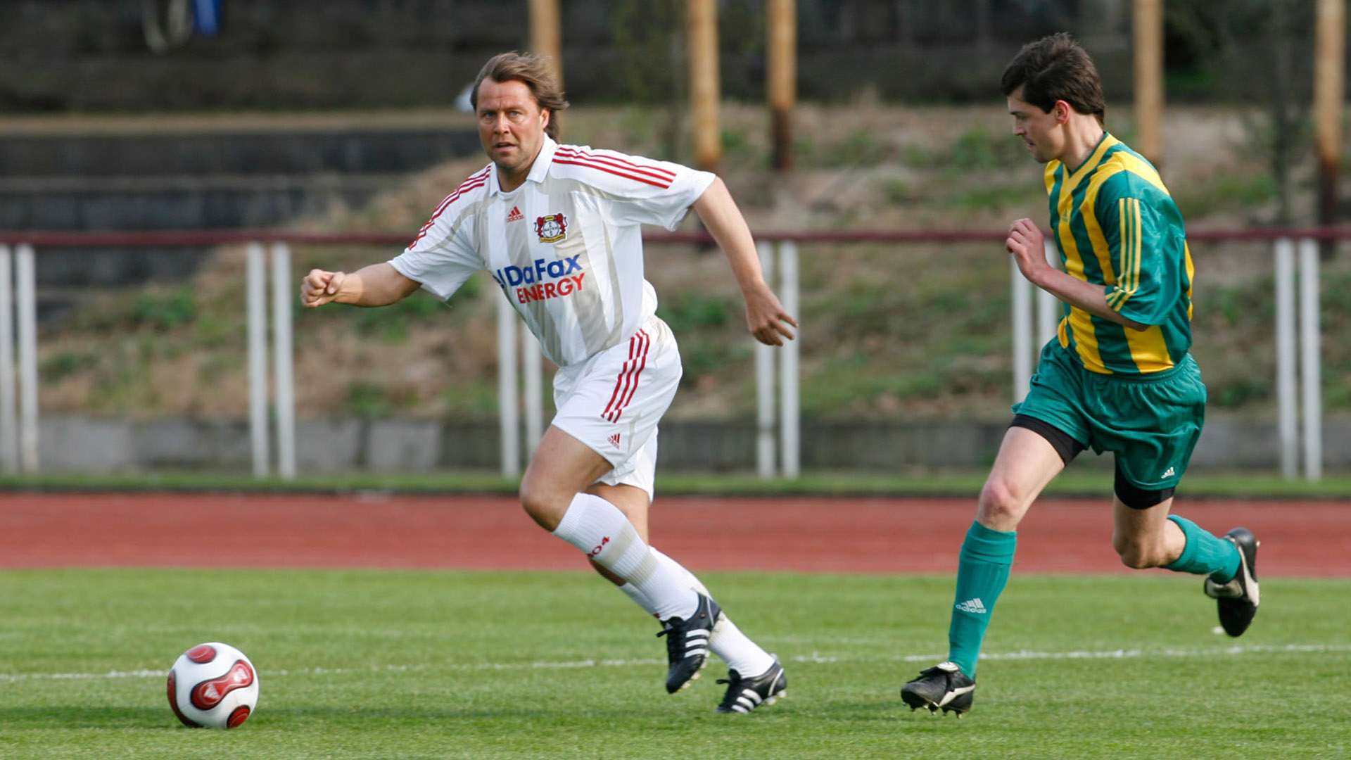 El equipo de leyendas de Bayer 04 en 2008