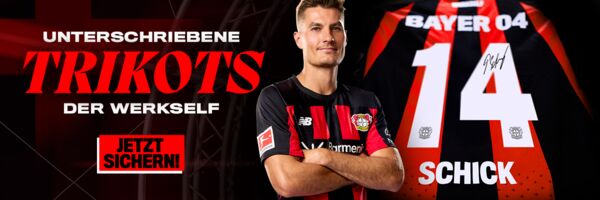 Banner Medien-Slider Trikots mit Unterschrift