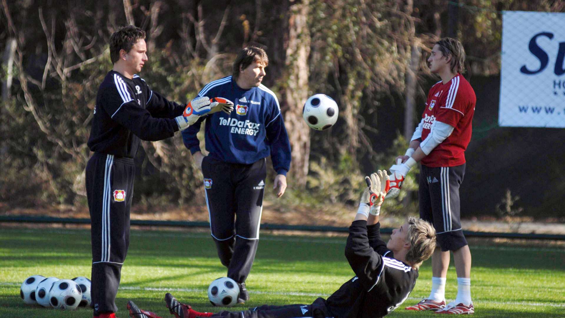 Benedikt Fernandez, Rüdiger Vollborn, Benny Kirsten und Rene Adler