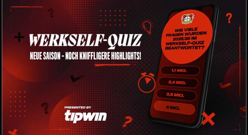 Grafik Werkself-Quiz Saisonrückblick und Ausblick