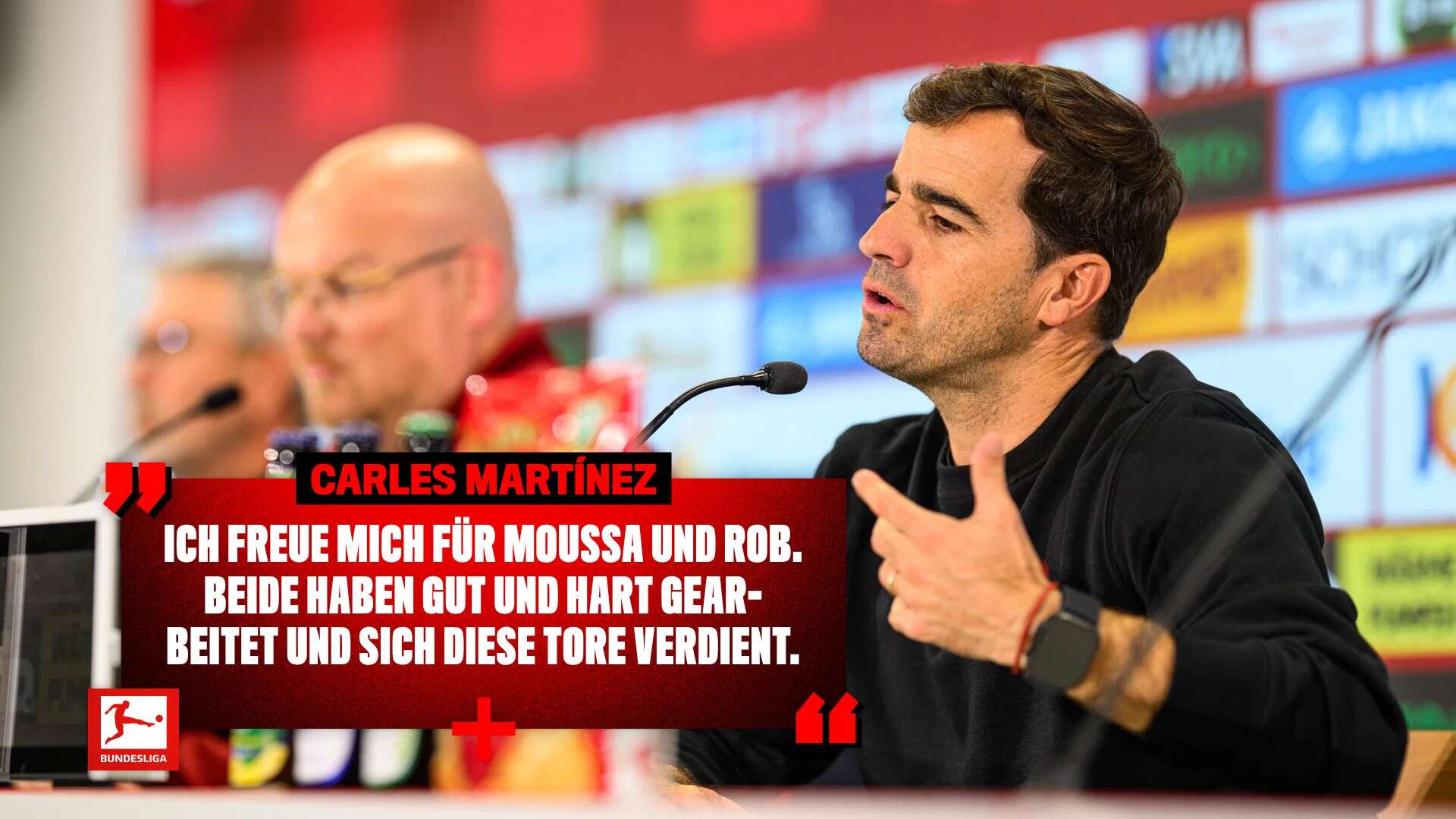 Carles Martínez nach dem Spiel