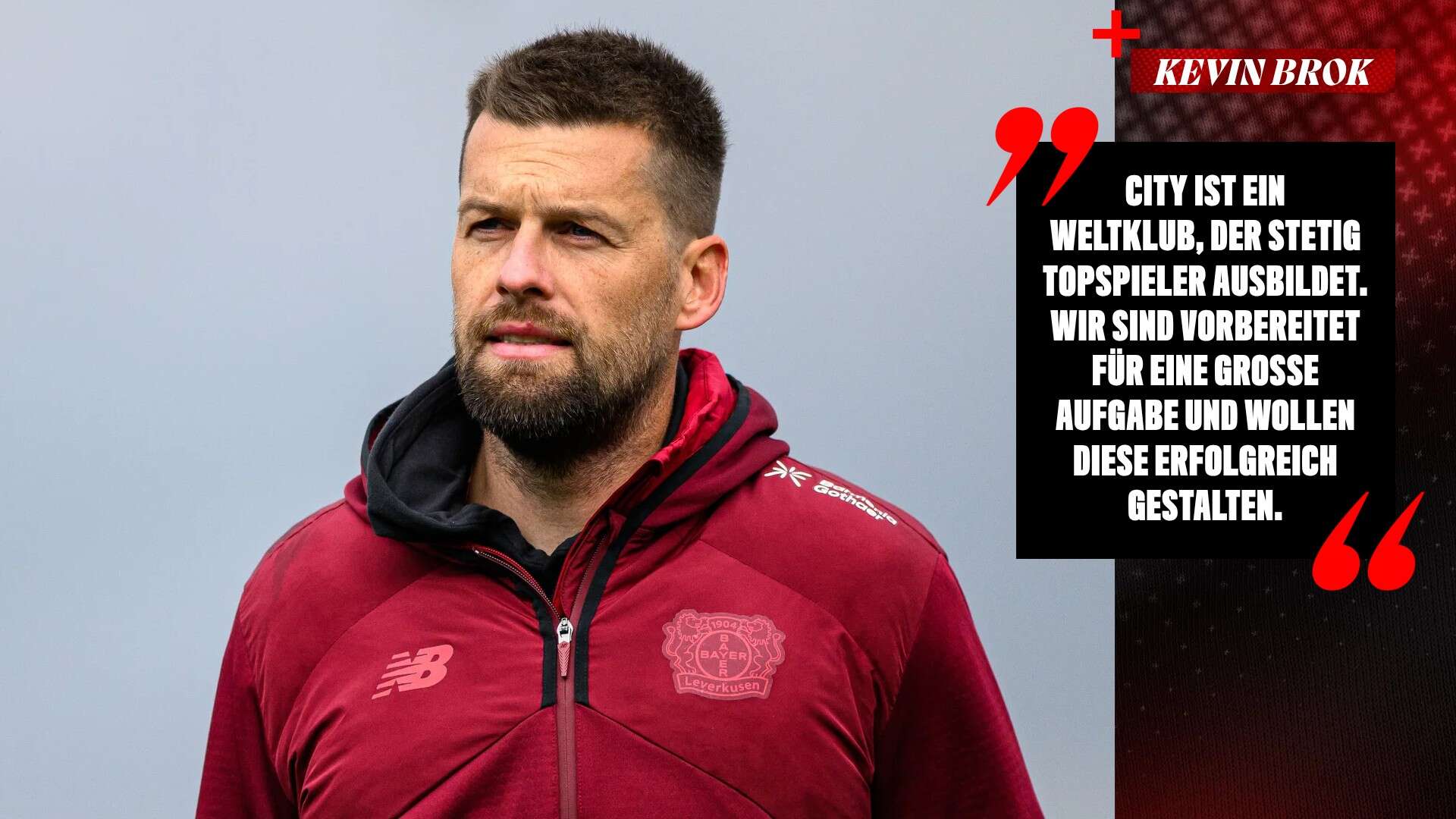 Kevin Brok vor #MCIB04 in der UEFA Youth League