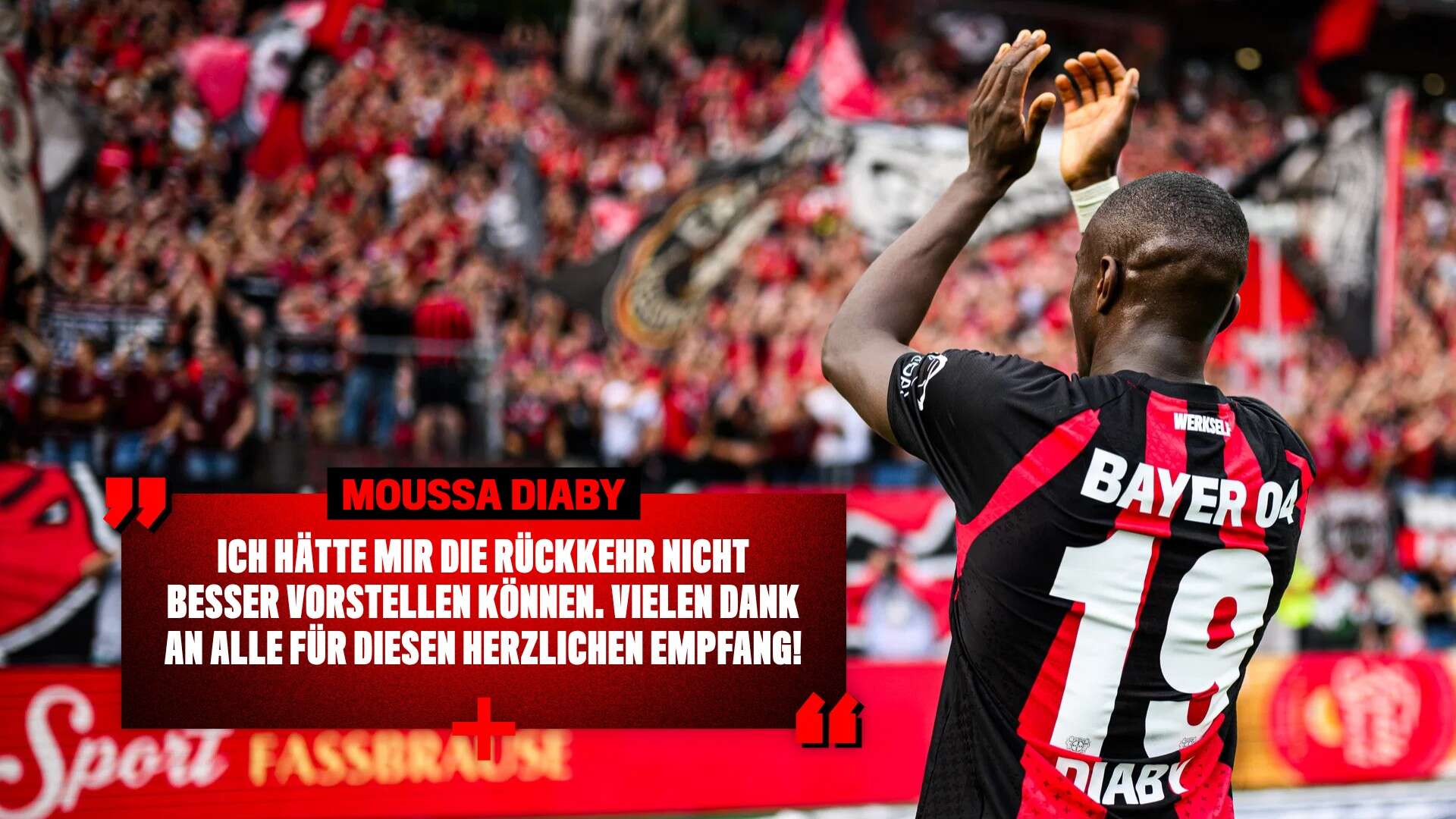 Moussa Diaby nach dem Union-Heimsieg