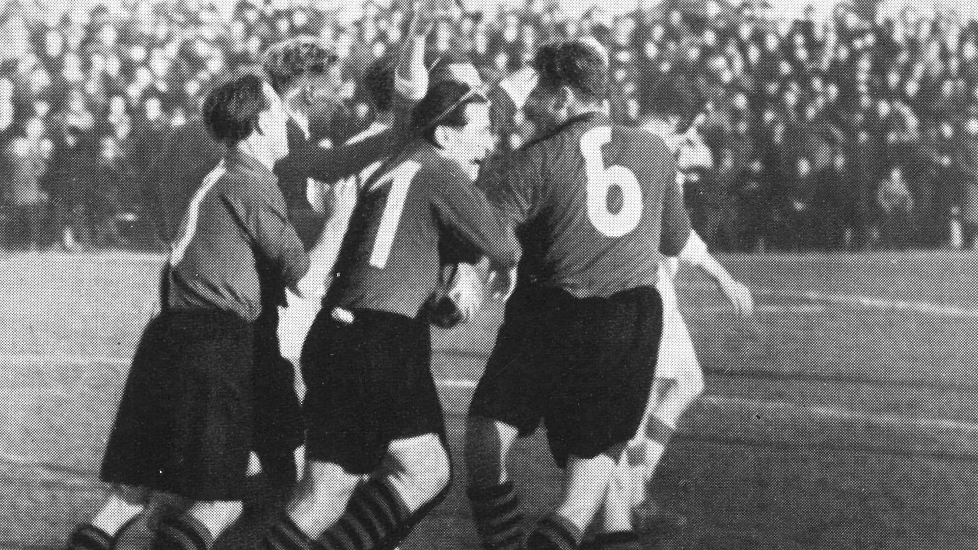 Torjubel am 29. Januar 1950