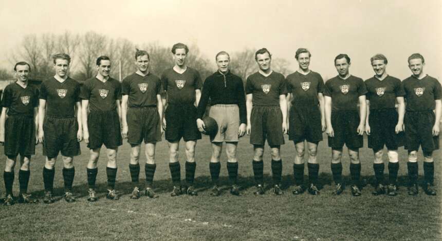 Mannschaftsfoto 22. November 1950