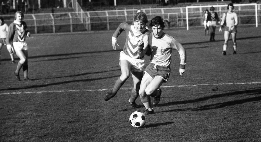 Bayer 04 im Januar 1975