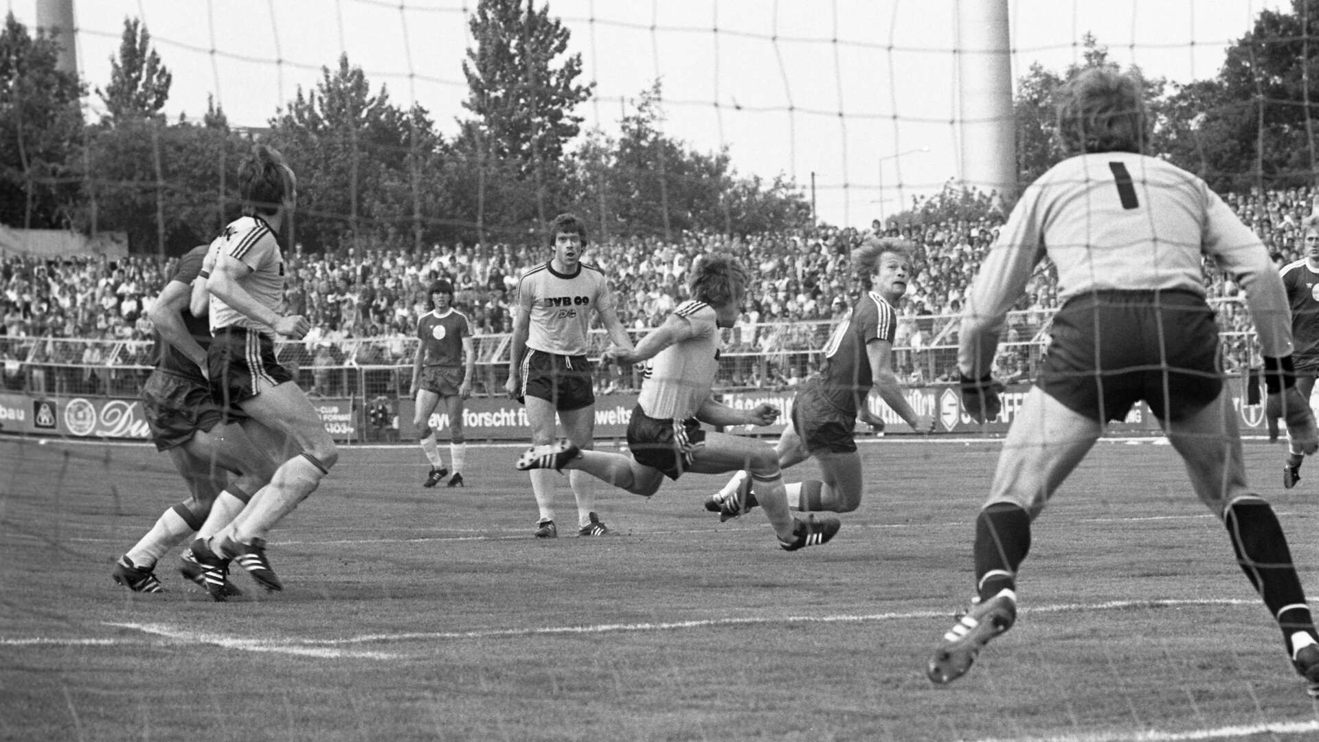 Heimspiel gegen Borussia Dortmund am 5. Juni 1976