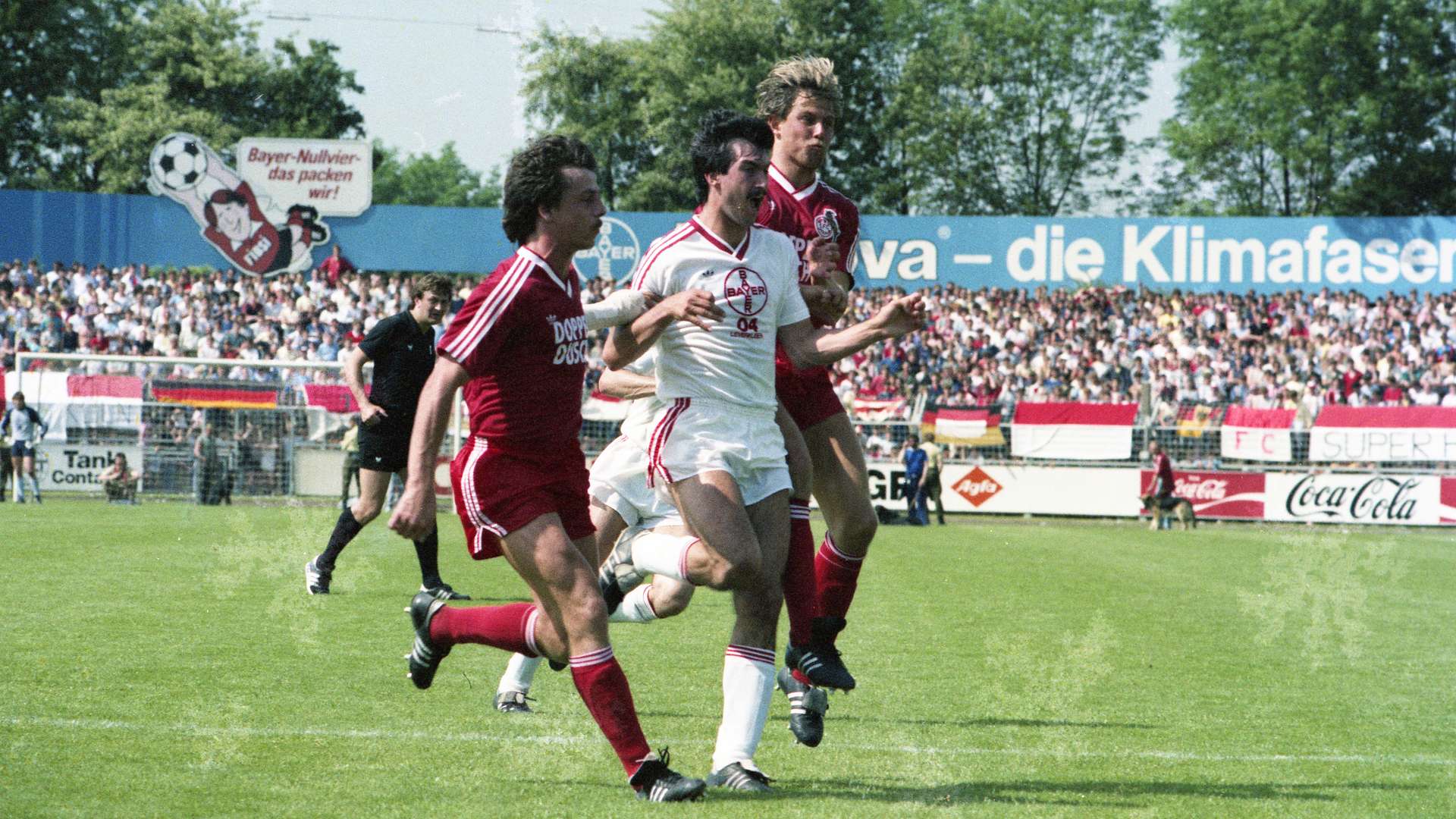 Bayer 04 gegen 1. FC Köln am 25. Mai 1985