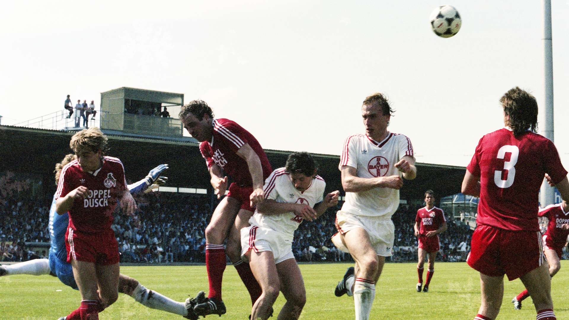 Bayer 04 gegen 1. FC Köln am 25. Mai 1985