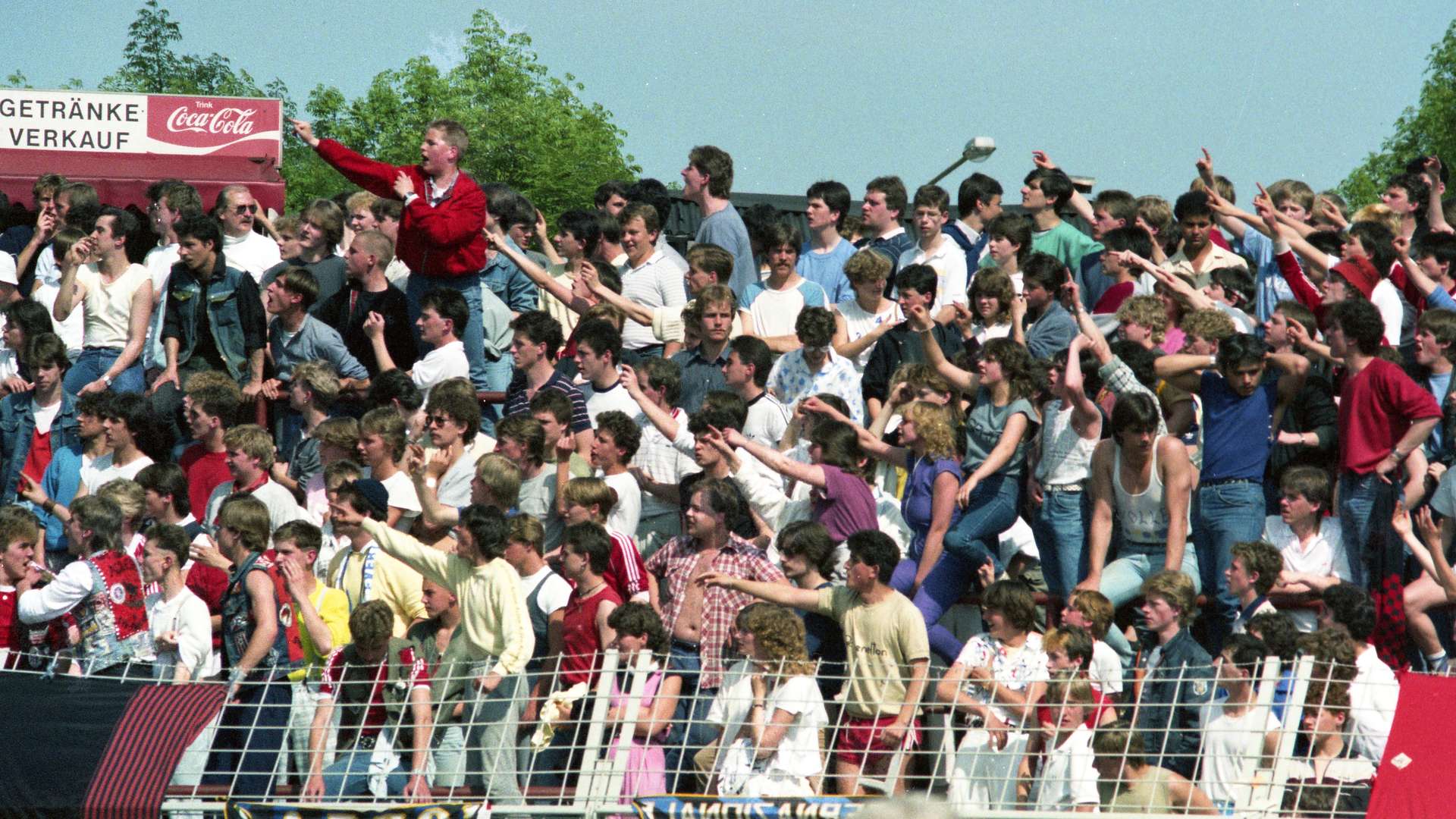 Bayer 04 gegen 1. FC Köln am 25. Mai 1985