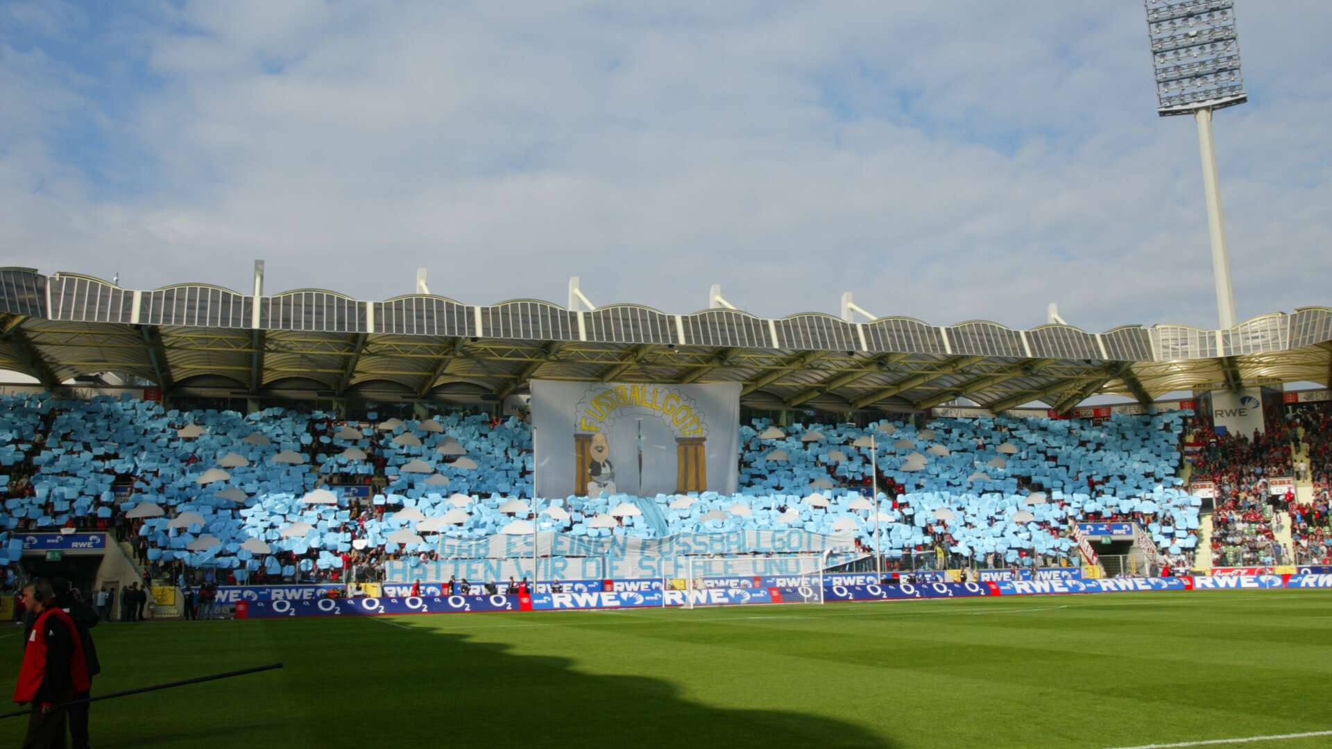 Choreo der Bayer 04-Fans