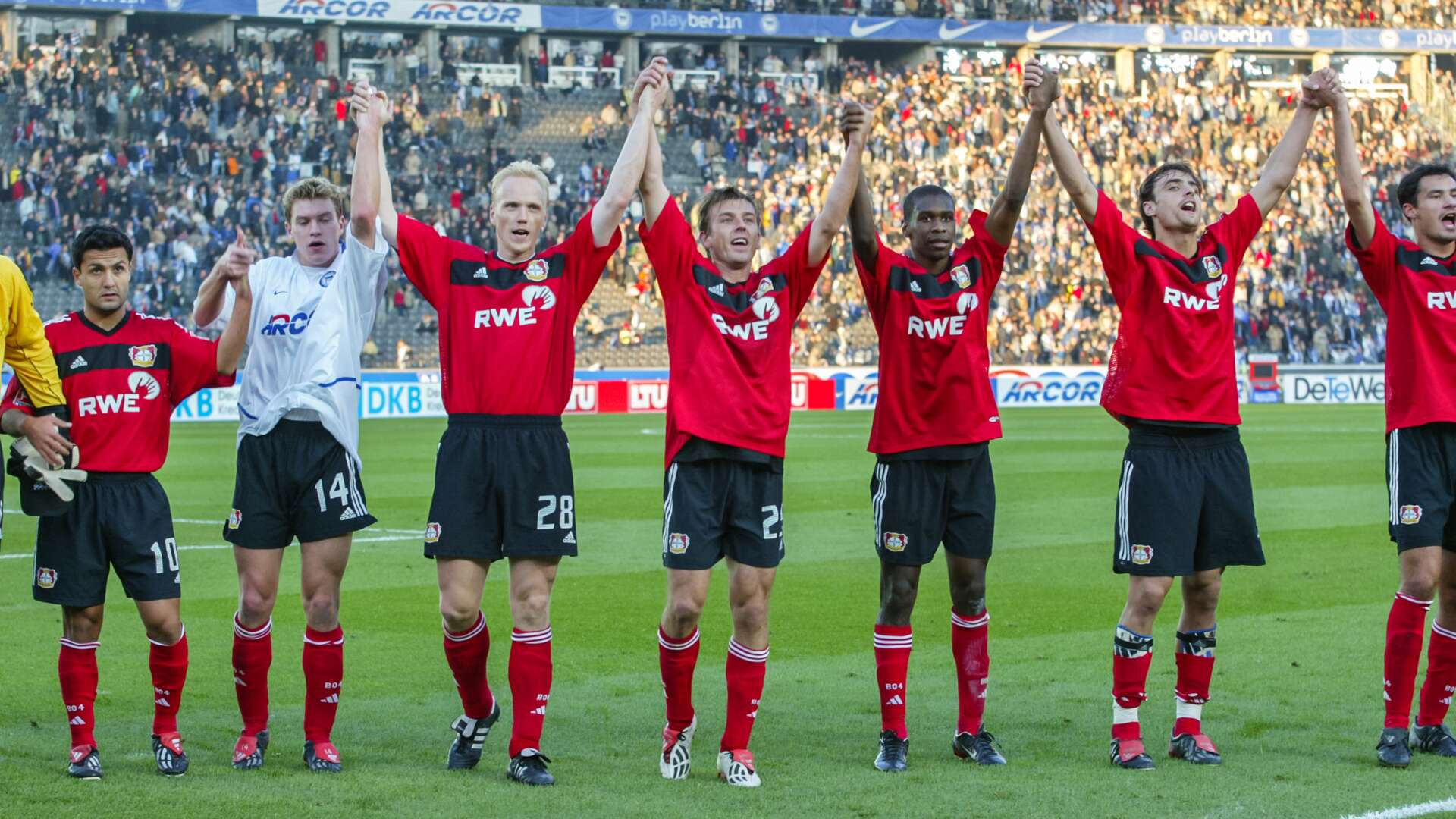 Yildiray Bastürk, Hanno Balitsch, Carsten Ramelow, Bernd Schneider, Juan, Dimitar Berbatov, Marko Babic