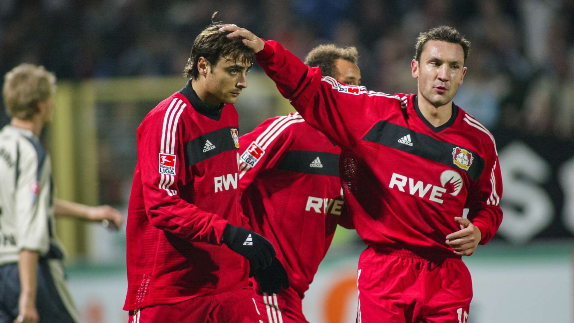 Dimitar Berbatov, hier mit Ingo Hertzsch