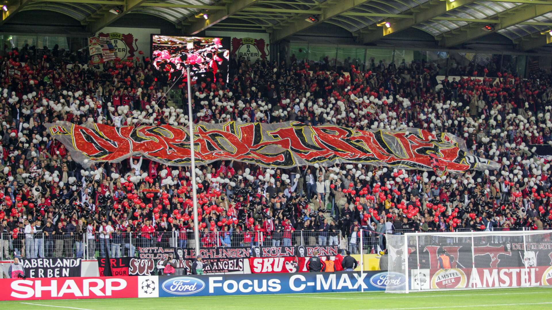 Choreo der Bayer 04-Fans