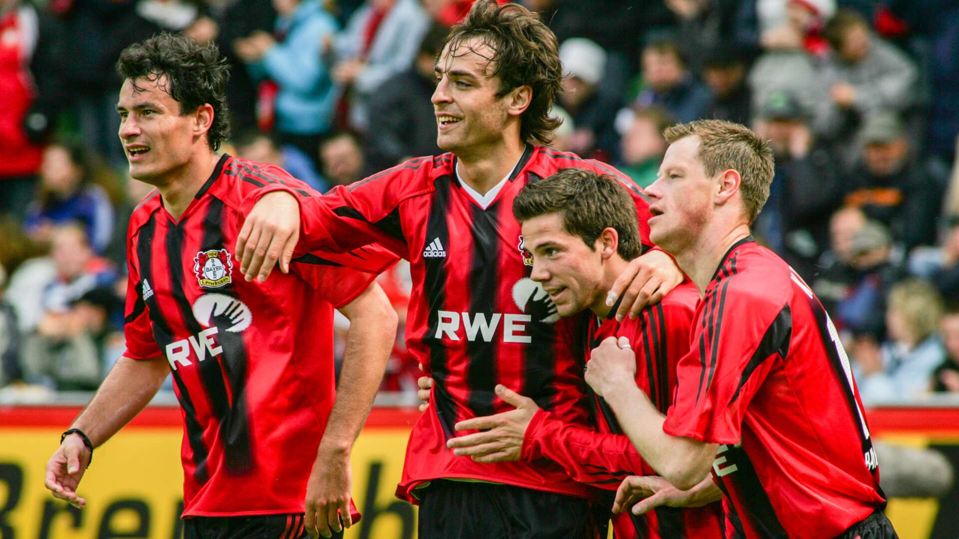 Marko Babic, Dimitar Berbatov, Gonzalo Castro und Jacek Krzynowek