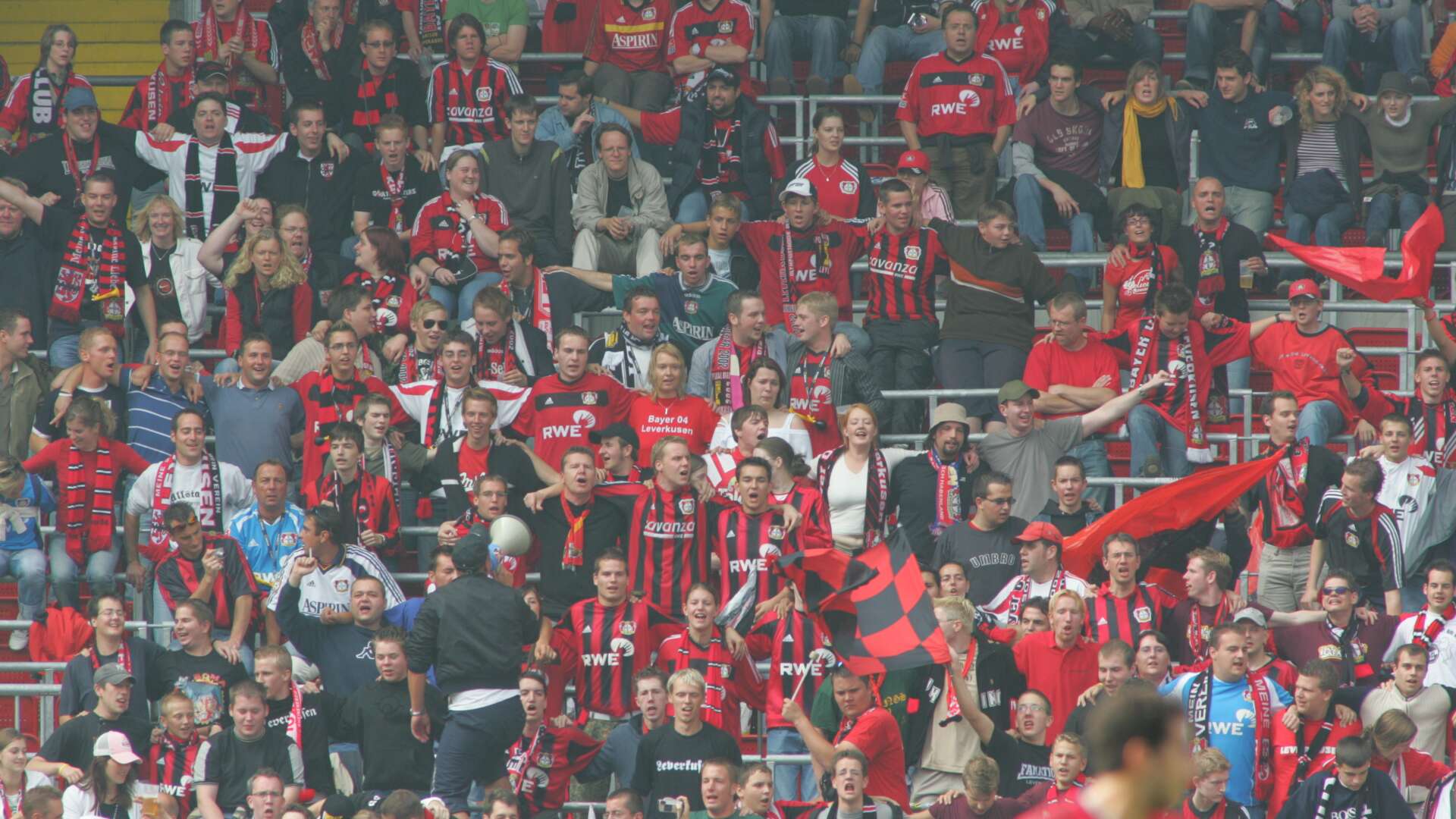 Bayer 04-Fans in Bremen