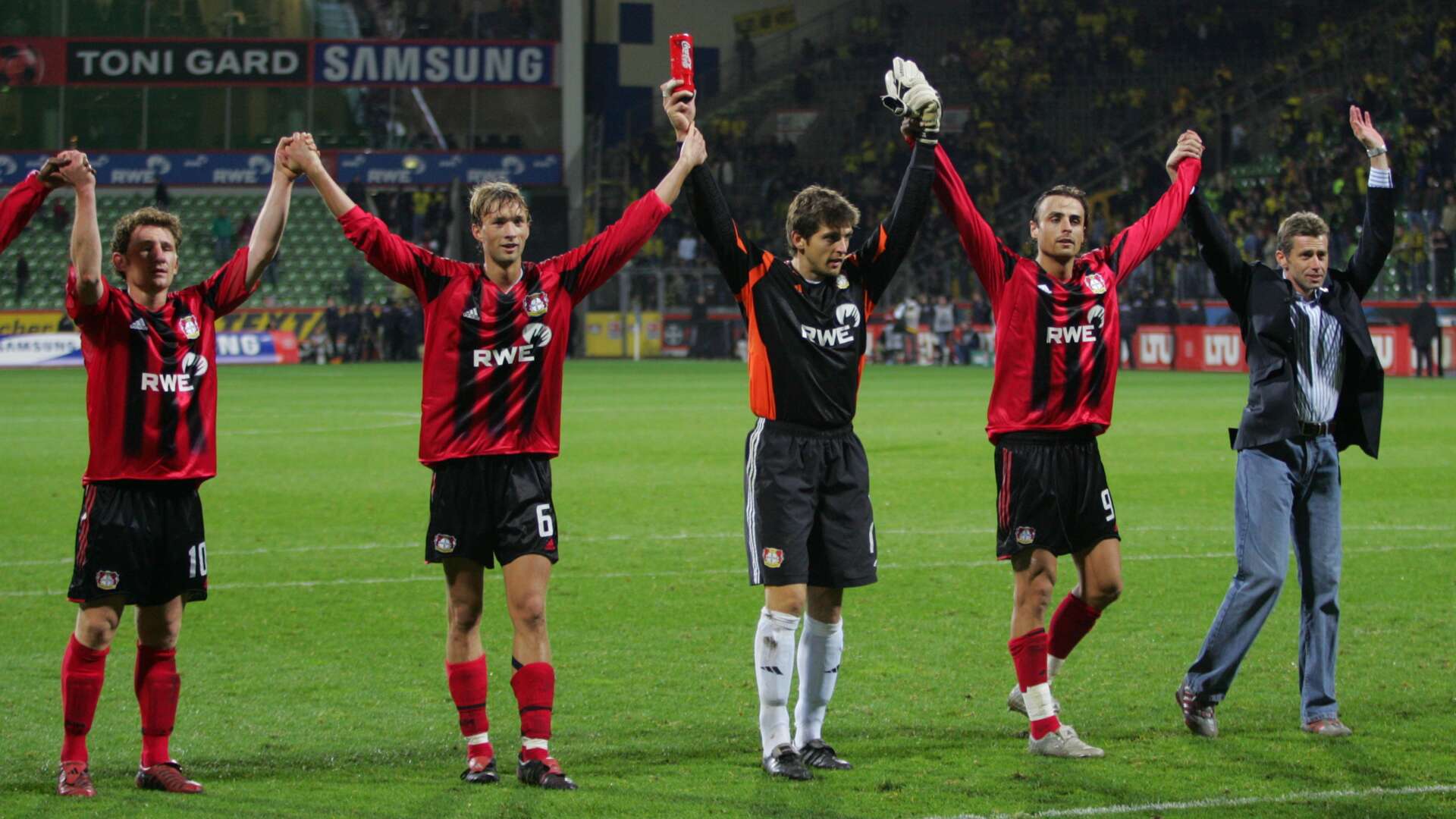 Paul Freier, Simon Rolfes, Hans Jörg Butt, Dimitar Berbatov