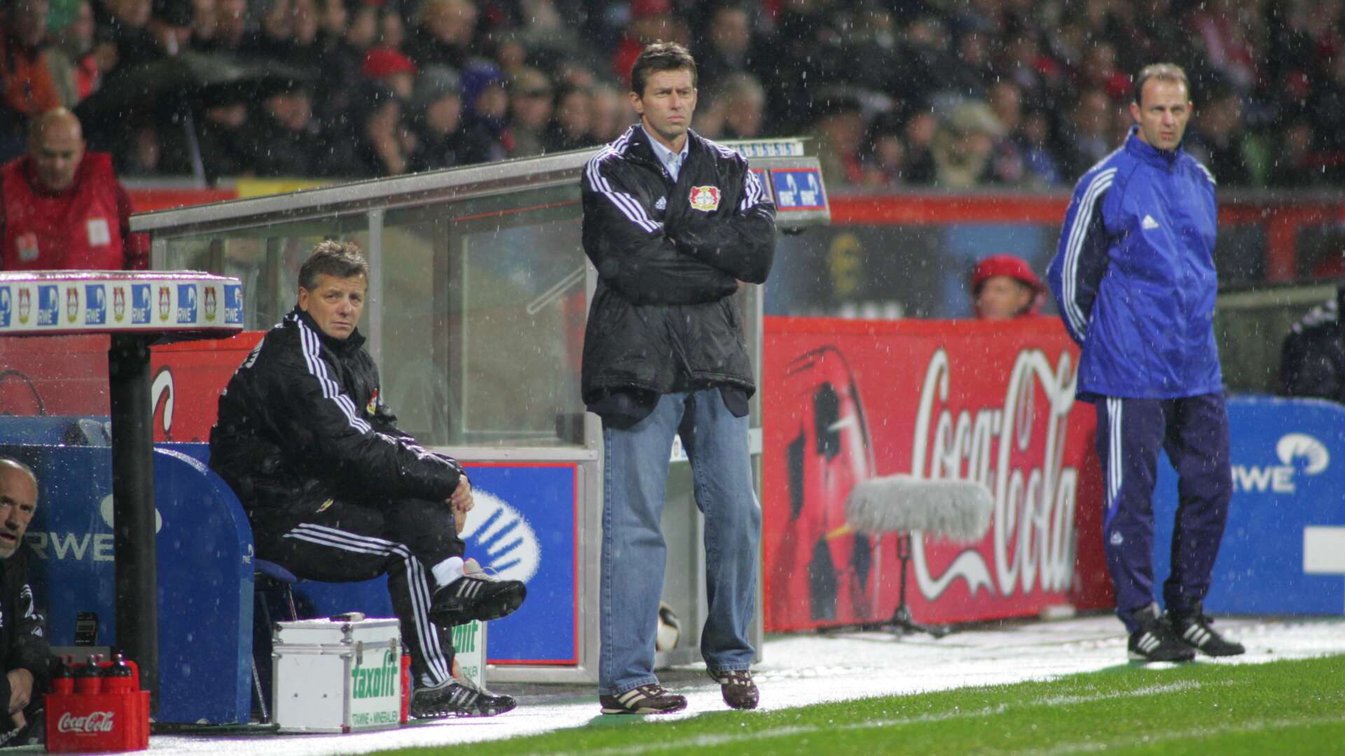 Trainer Michael Skibbe und Co-Trainer Peter Hermann