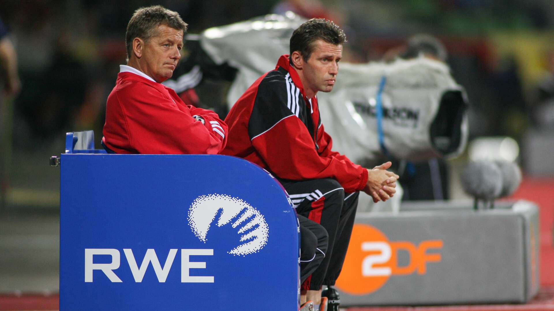 Trainer Michael Skibbe und Co-Trainer Peter Hermann