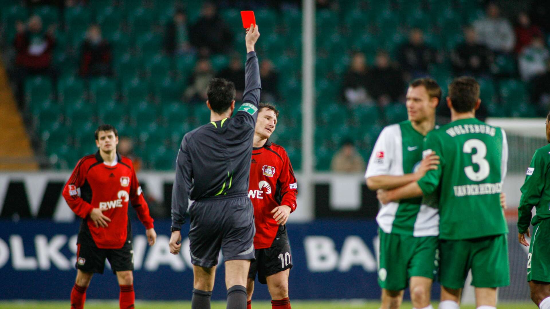 Rote Karte für Paul Freier