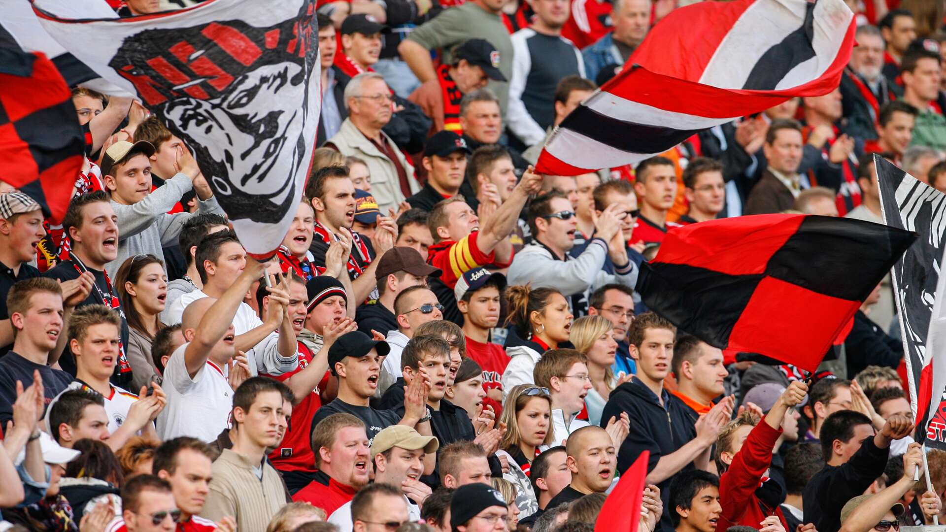 Bayer 04-Fans in der BayArena