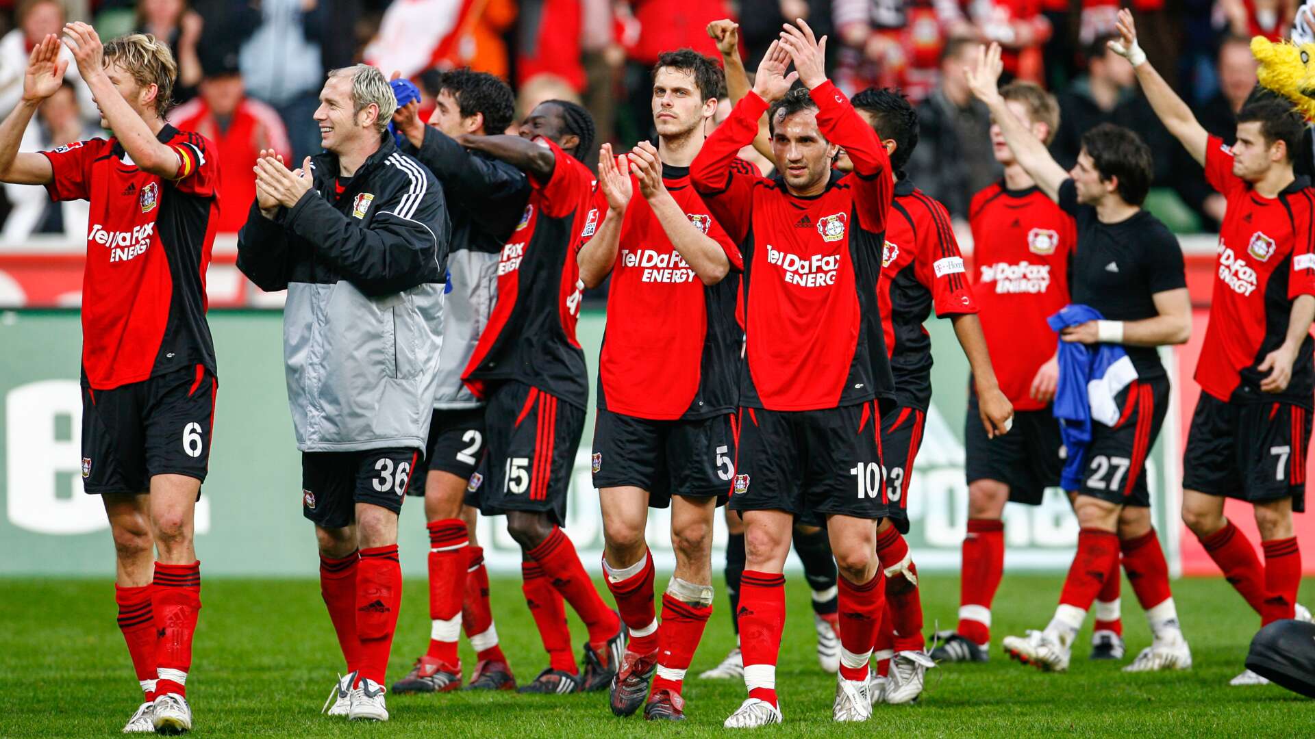 Simon Rolfes, Sergej Barbarez, Manuel Friedrich und Theofanis Gekas.
