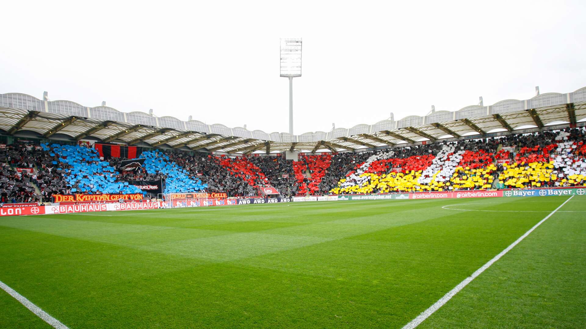Choreo der Bayer 04-Fans