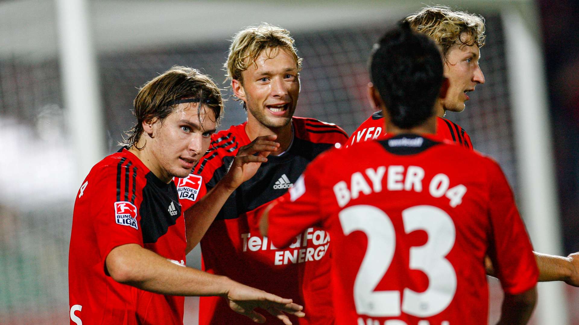 Patrick Helmes, Simon Rolfes, Arturo Vidal und Stefan Kießling