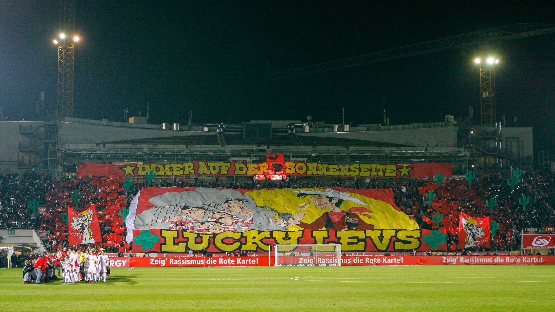 Choreo der Bayer 04-Fans