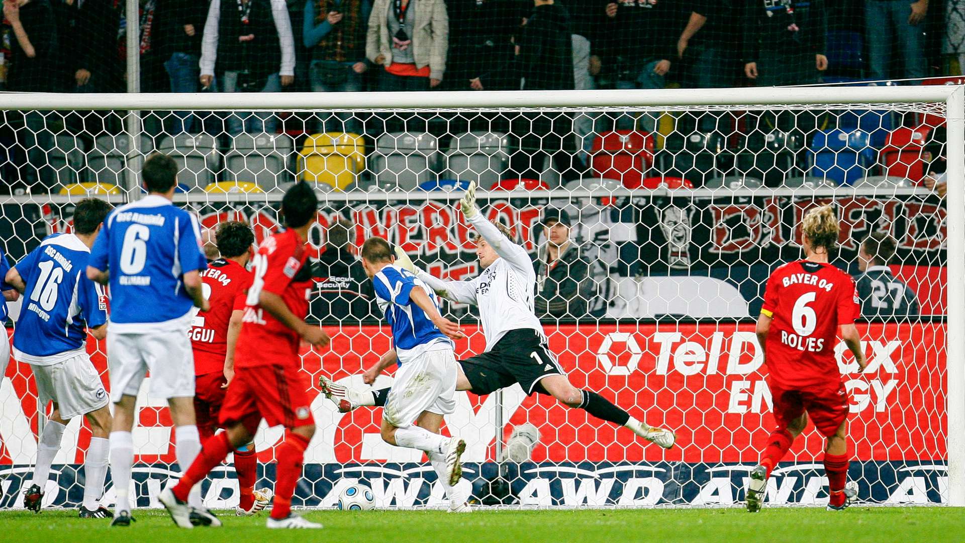 Werkself kassiert ein Gegentor