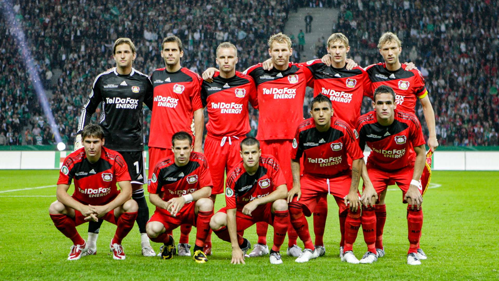 Werkself vor dem Pokalfinale